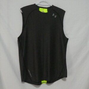 UNDER ARMOUR - Heat Gear | medium | Exercise Tank Top With Back Mesh Centre